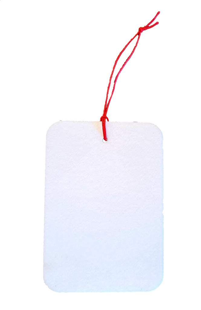 prontomodacalzature® Blank Rectangle Sublimation Air Fresheners | Unscented | Sublimation Blanks
