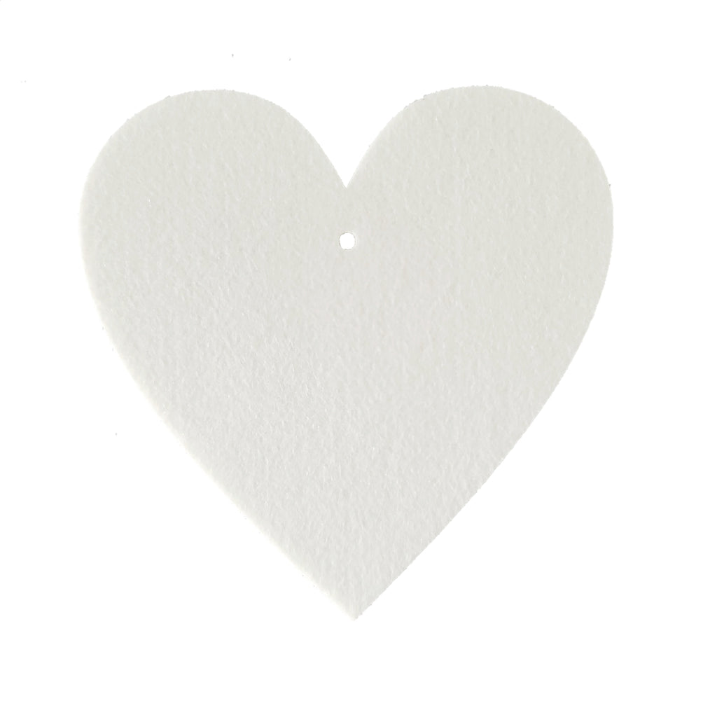 prontomodacalzature® Blank Heart Sublimation Air Fresheners | Unscented |