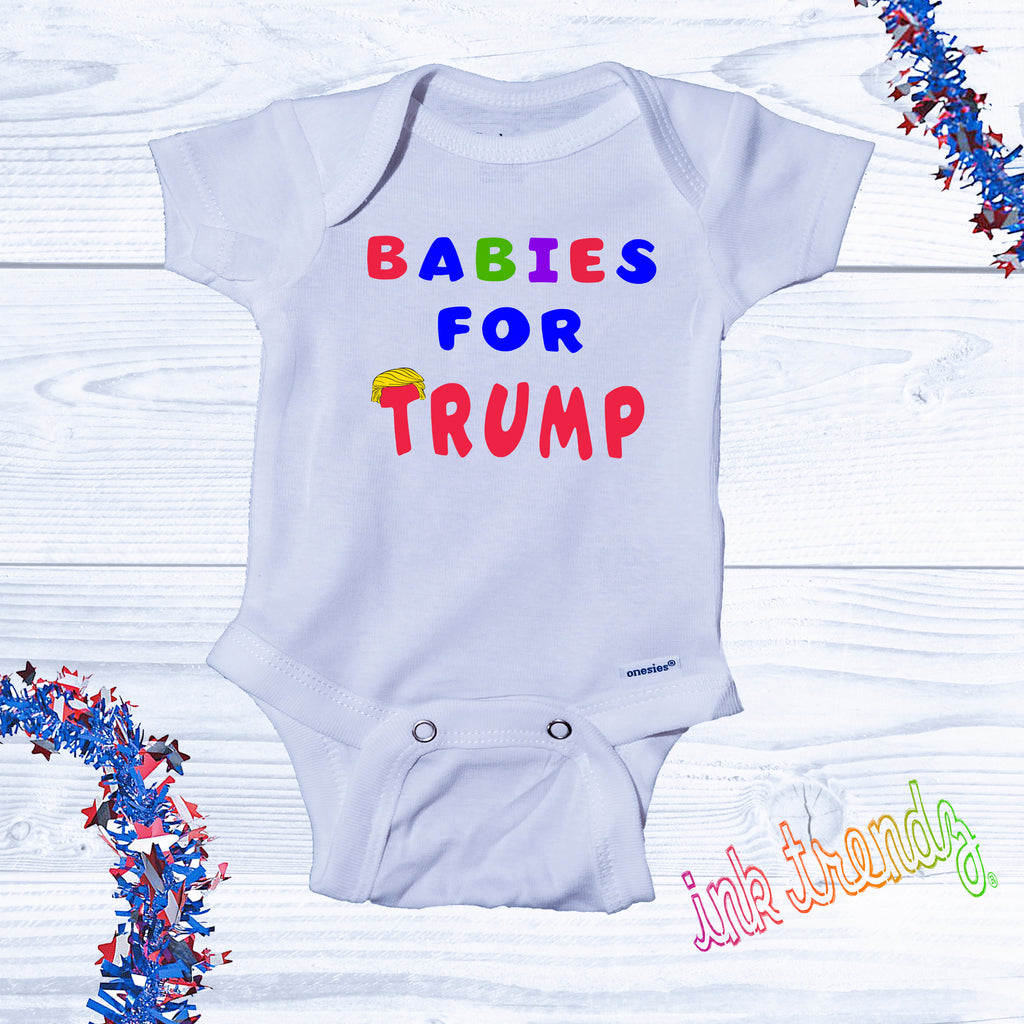 Babies for Trump Onesie®, Trump Baby Onesie®,Trump Baby Unisex Shirts, MAGA Baby Shirts Trump Newborn Gifts Trump Baby Gift, Baby Bodysuit