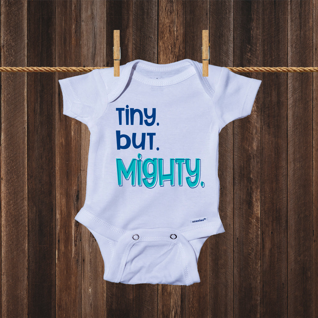 Tiny But Mighty- Miracle Baby- NICU Baby Onesie® One-Piece Bodysuit- prontomodacalzature